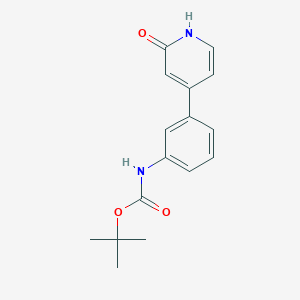 4-(3-BOC-Aminophenyl)-2-hydroxypyridine, 95%