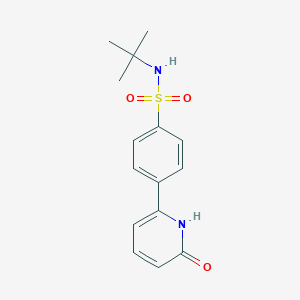 molecular formula C15H18N2O3S B6369148 6-(4-t-Butylsulfamoylphenyl)-2-hydroxypyridine, 95% CAS No. 1261940-78-6