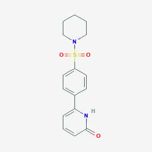 2-Hydroxy-6-[4-(piperidin-1-ylsulfonyl)phenyl]pyridine, 95%