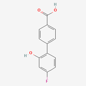 4-(4-Fluoro-2-hydroxyphenyl)benzoic acid, 95%