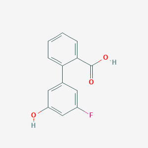 2-(3-Fluoro-5-hydroxyphenyl)benzoic acid, 95%