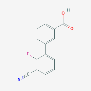 3-(3-Cyano-2-fluorophenyl)benzoic acid, 95%