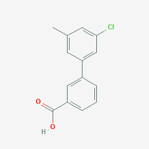 3-(3-Chloro-5-methylphenyl)benzoic acid, 95%