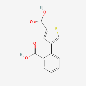 4-(2-Carboxyphenyl)thiophene-2-carboxylic acid