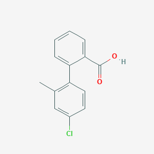 B6369381 2-(4-Chloro-2-methylphenyl)benzoic acid CAS No. 1220968-03-5