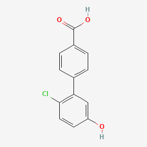 4-(2-Chloro-5-hydroxyphenyl)benzoic acid