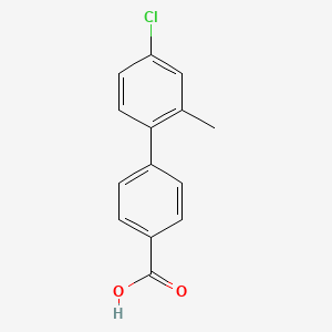 4-(4-Chloro-2-methylphenyl)benzoic acid, 95%