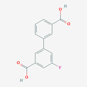 3-(3-Carboxy-5-fluorophenyl)benzoic acid