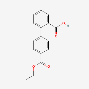 2-(4-Ethoxycarbonylphenyl)benzoic acid, 95%