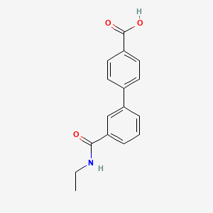 4-[3-(N-Ethylaminocarbonyl)phenyl]benzoic acid, 95%