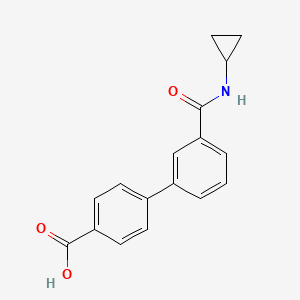 4-[3-(Cyclopropylaminocarbonyl)phenyl]benzoic acid, 95%