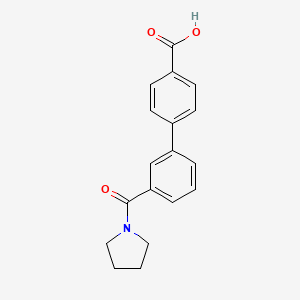 4-(3-Pyrrolidinylcarbonylphenyl)benzoic acid, 95%