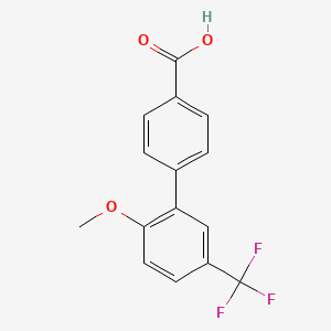 4-(2-Methoxy-5-trifluoromethylphenyl)benzoic acid, 95%