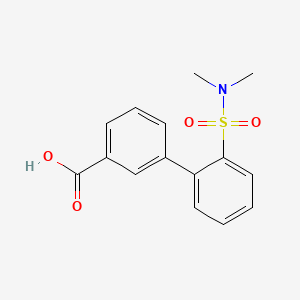 3-(2-N,N-Dimethylsulfamoylphenyl)benzoic acid, 95%