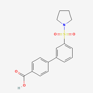 4-[3-(Pyrrolidinylsulfonyl)phenyl]benzoic acid, 95%