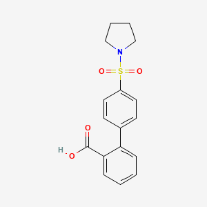 2-[4-(Pyrrolidinylsulfonyl)phenyl]benzoic acid, 95%