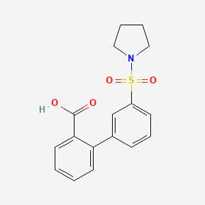 2-[3-(Pyrrolidinylsulfonyl)phenyl]benzoic acid, 95%