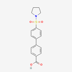 4-[4-(Pyrrolidinylsulfonyl)phenyl]benzoic acid, 95%