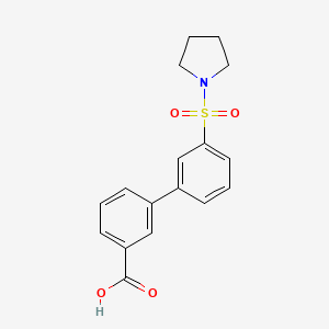 3-[3-(Pyrrolidinylsulfonyl)phenyl]benzoic acid, 95%