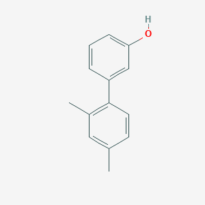 molecular formula C14H14O B6369944 3-(2,4-Dimethylphenyl)phenol, 95% CAS No. 1261977-85-8