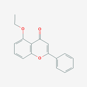 molecular formula C17H14O3 B063700 5-Ethoxy flavone CAS No. 162787-72-6