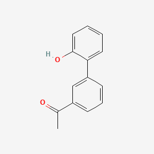 molecular formula C14H12O2 B6370071 2-(3-Acetylphenyl)phenol, 95% CAS No. 21849-94-5