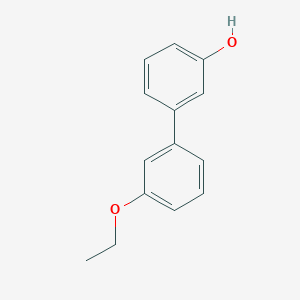 molecular formula C14H14O2 B6370082 3-(3-Ethoxyphenyl)phenol, 95% CAS No. 1261911-81-2