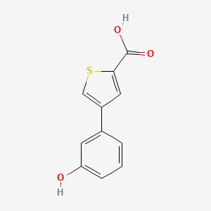 3-(2-Carboxythiophene-4-yl)phenol, 95%