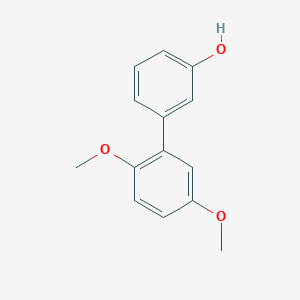 molecular formula C14H14O3 B6370345 3-(2,5-Dimethoxyphenyl)phenol, 95% CAS No. 1261889-79-5