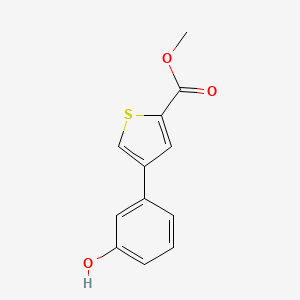 3-[5-(Methoxycarbonyl)thiophen-3-yl]phenol, 95%