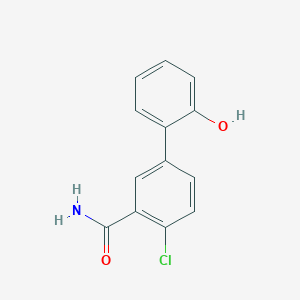 2-(3-Carbamoyl-4-chlorophenyl)phenol, 95%