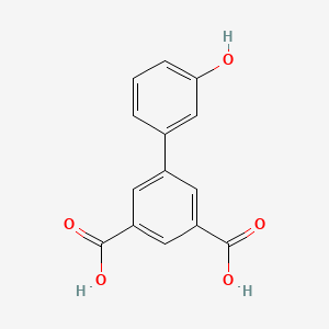 molecular formula C14H10O5 B6370547 3-(3,5-Dicarboxyphenyl)phenol, 95% CAS No. 1261944-33-5