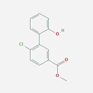 2-(2-Chloro-5-methoxycarbonylphenyl)phenol, 95%