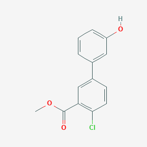 3-(4-Chloro-3-methoxycarbonylphenyl)phenol, 95%