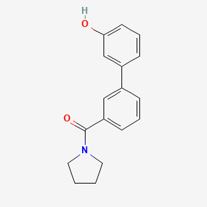 3-(3-Pyrrolidinylcarbonylphenyl)phenol, 95%