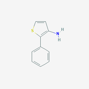 molecular formula C10H9NS B063707 2-Phenylthiophen-3-amine CAS No. 183676-85-9