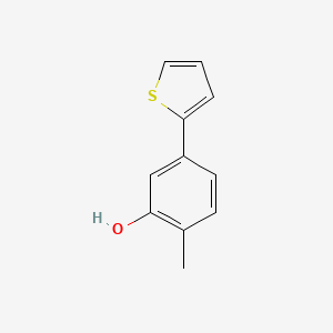 2-Methyl-5-(thiophen-2-yl)phenol, 95%