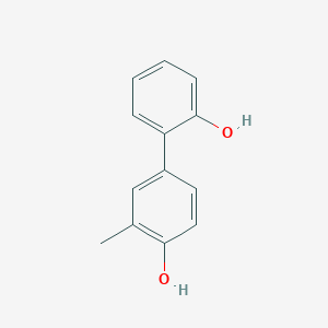 molecular formula C13H12O2 B6370812 4-(2-Hydroxyphenyl)-2-methylphenol, 95% CAS No. 1262000-41-8