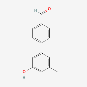 5-(4-Formylphenyl)-3-methylphenol, 95%