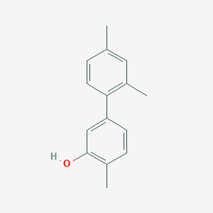 molecular formula C15H16O B6370969 5-(2,4-Dimethylphenyl)-2-methylphenol, 95% CAS No. 1261958-49-9