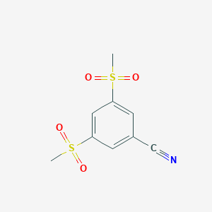3,5-Bis(methylsulfonyl)benzonitrile