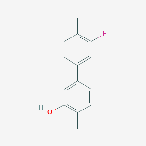 5-(3-Fluoro-4-methylphenyl)-2-methylphenol, 95%