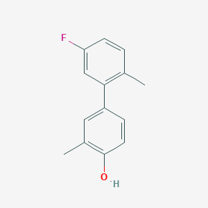 4-(5-Fluoro-2-methylphenyl)-2-methylphenol, 95%