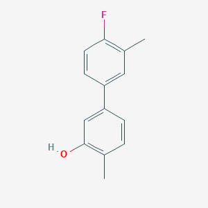 5-(4-Fluoro-3-methylphenyl)-2-methylphenol, 95%