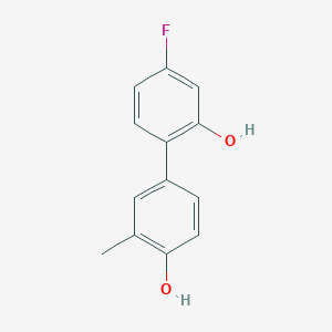 4-(4-Fluoro-2-hydroxyphenyl)-2-methylphenol, 95%