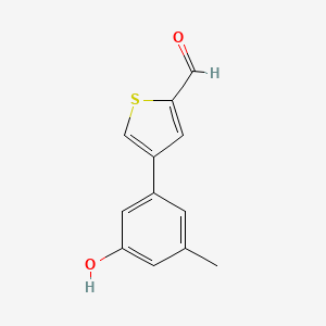 5-(2-Formylthiophen-4-yl)-3-methylphenol, 95%