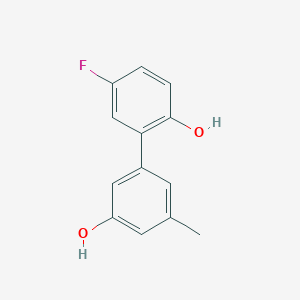 5-(5-Fluoro-2-hydroxyphenyl)-3-methylphenol, 95%