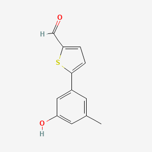 5-(5-Formylthiophen-2-yl)-3-methylphenol, 95%