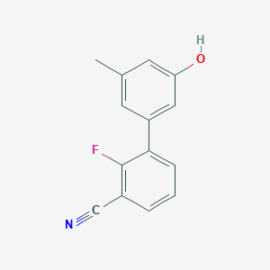 5-(3-Cyano-2-fluorophenyl)-3-methylphenol, 95%