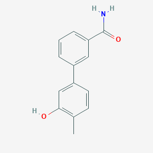 5-(3-Aminocarbonylphenyl)-2-methylphenol, 95%